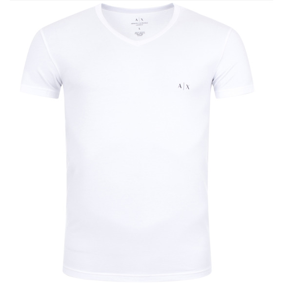 Armani Exchange Other - AX Armani Exchange Two-Pack Stretch Cotton Fitted V-Neck T-Shirt White Size S
